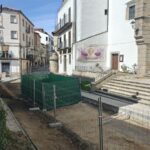 Las obras de San Juan en Béjar se reanudan tras el informe sobre el hallazgo de restos óseos