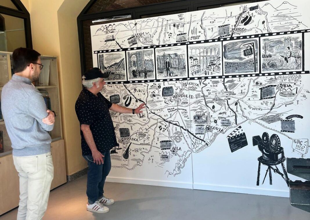 El Museo del Comercio acoge hasta el 15 de junio la exposición 'Rutas de cine por Castilla y León' con siete itinerarios cinematográficos