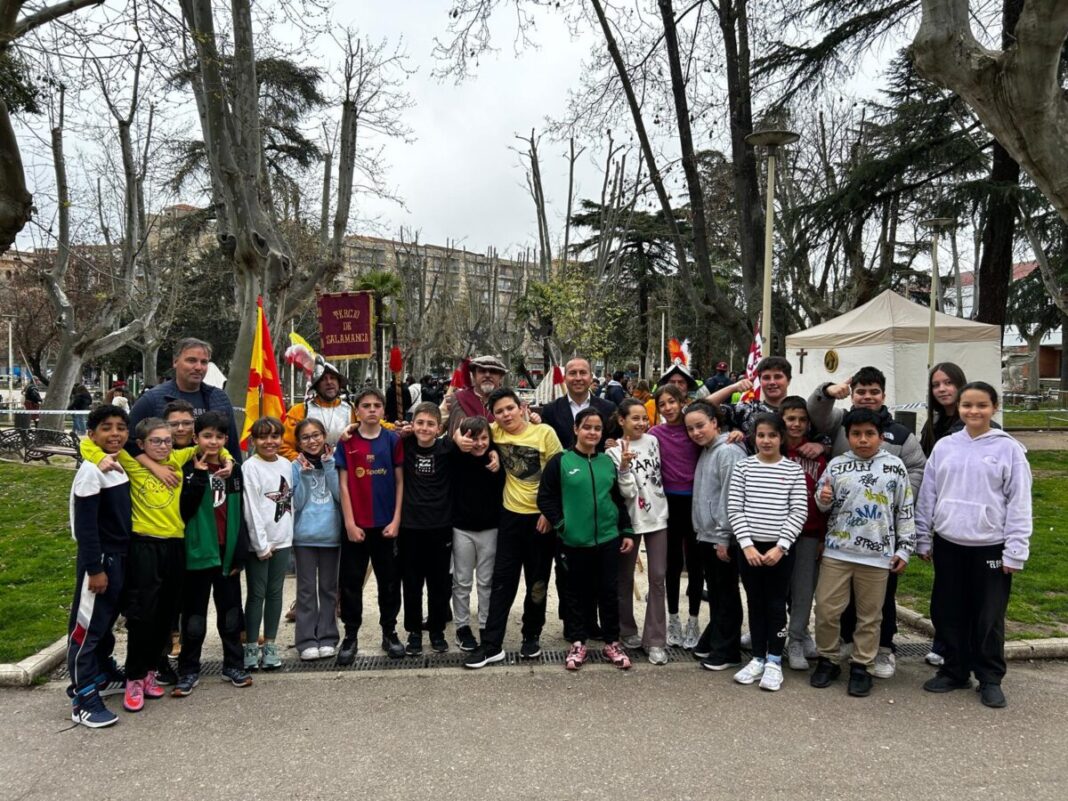Salamanca lleva a 232 escolares a un campamento de los Tercios del siglo XVI en la Alamedilla