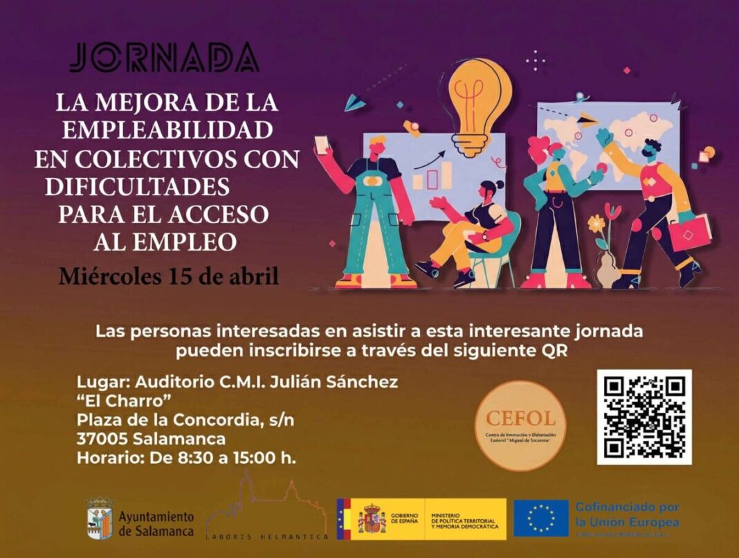El proyecto Laboris Helmántica organiza el 15 de abril en Salamanca una jornada sobre empleabilidad en colectivos vulnerables con representantes de cinco entidades sociales