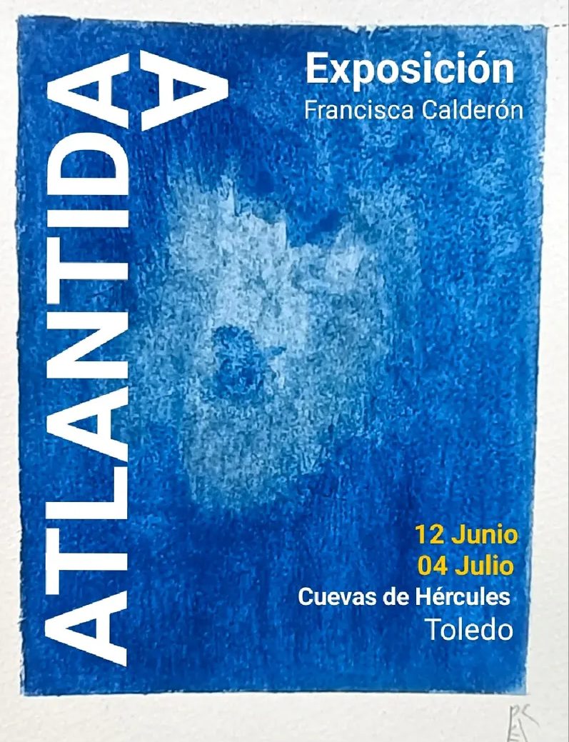 La pintora Paqui Calderón inaugura «Atlántida» en las Cuevas de Hércules de Toledo