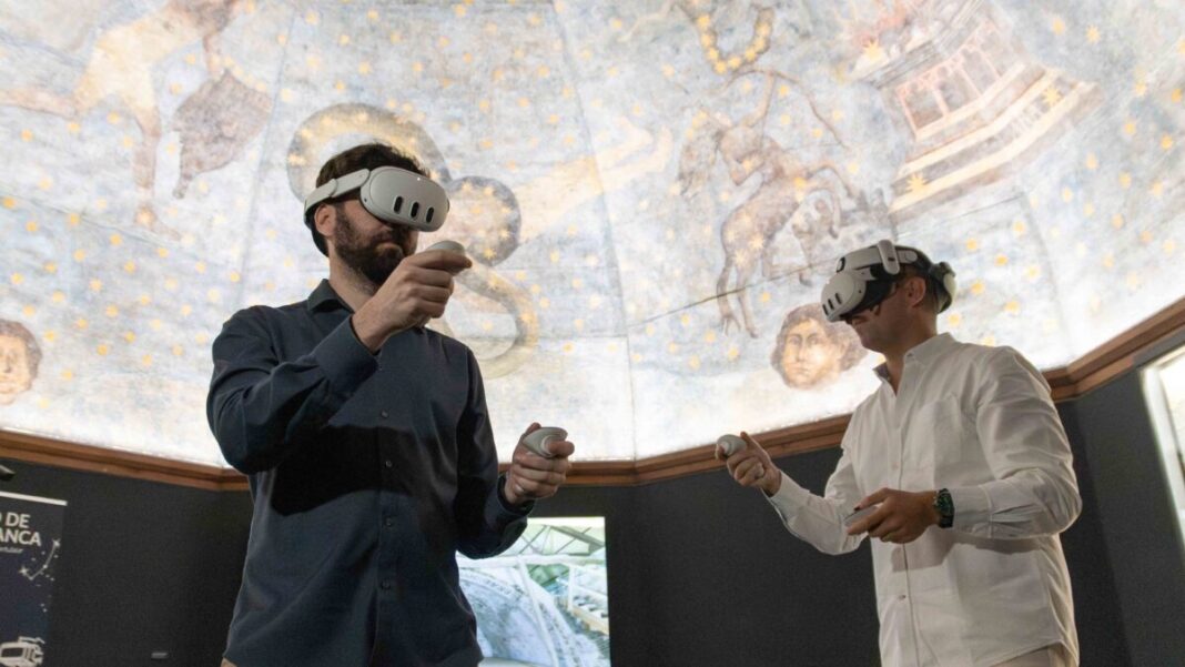 Salamanca estrena dos experiencias inmersivas para mostrar el Cielo de Salamanca de Fernando Gallego
