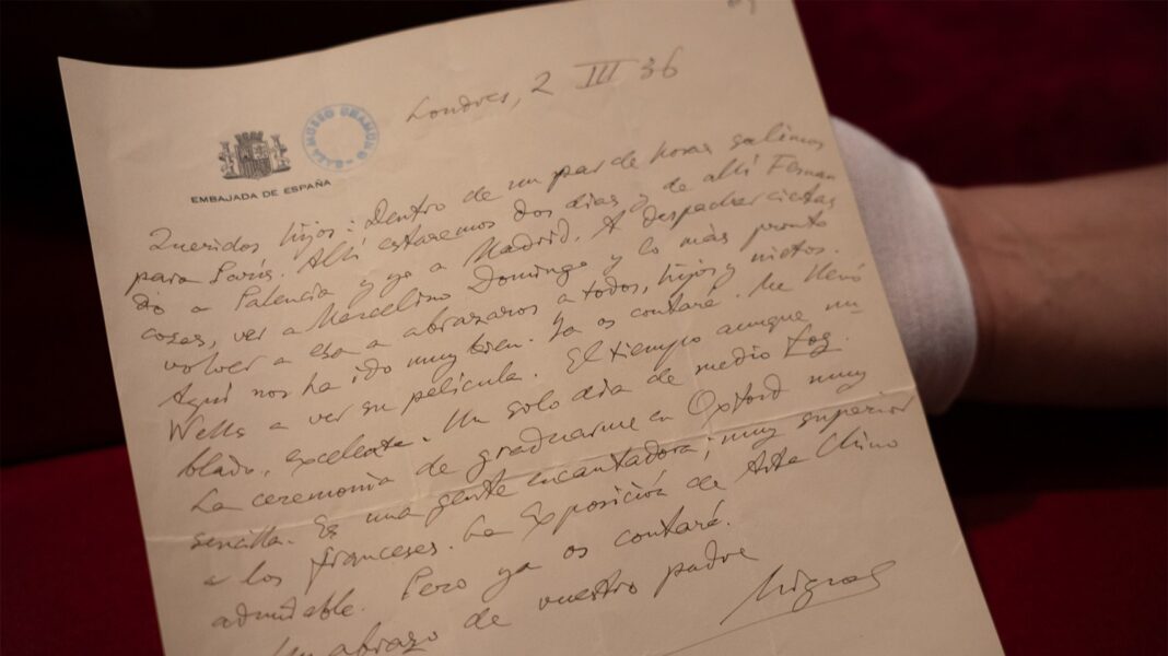 La Casa-Museo Unamuno de Salamanca localiza una carta inédita sobre el encuentro del escritor con H.G. Wells