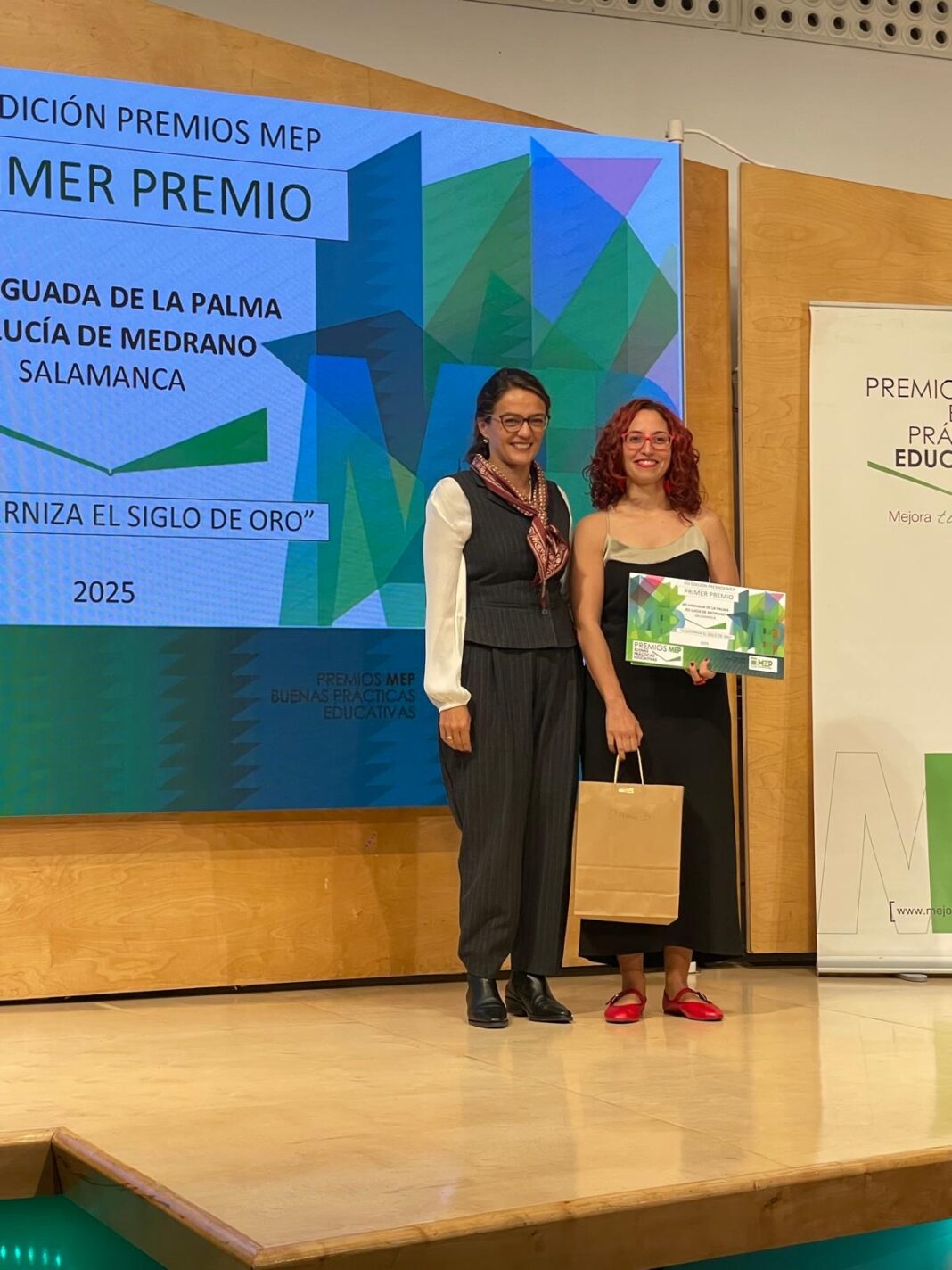 Rocío Martín Martín gana el primer premio nacional de Buenas Prácticas Educativas con un proyecto de Salamanca
